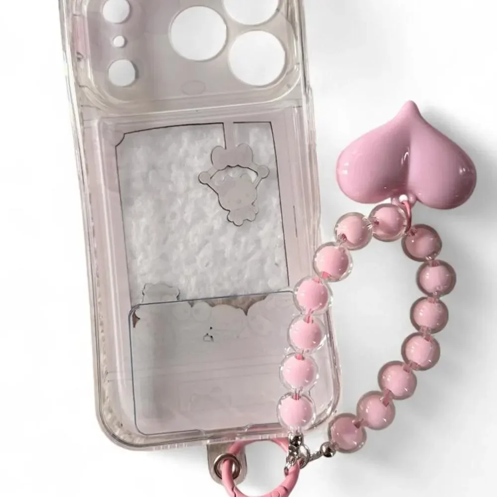 Hello Kitty & Friends Claw Machine Kawaii Pink White IPhone 17 Pro Case Wristlet
